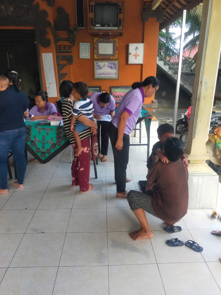 Pelaksanaan Posyandu Balita Banjar Tauman - 15 Agustus 2024